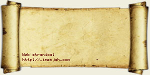 Andrijana Ognjanović vizit kartica